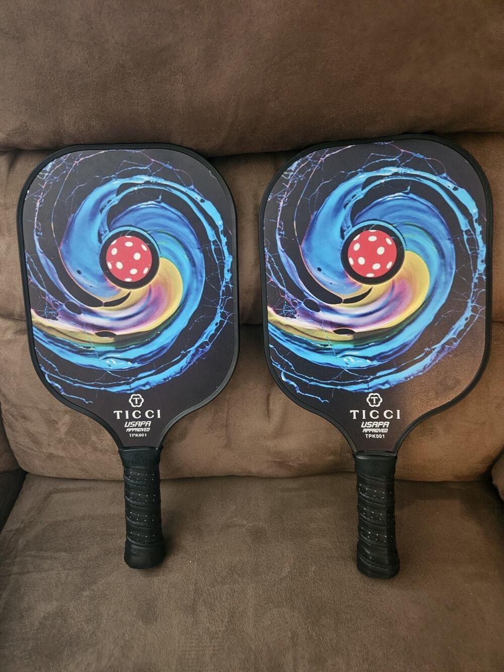 TICCI Pickleball Paddle, USAPA Approved Premium Graphite Pickleball Set of 2